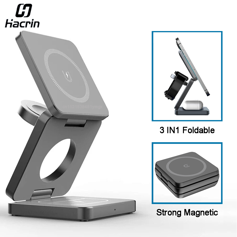 Smartwatch Watches For Iphone - Caricabatterie wireless Stazione di ricarica wireless