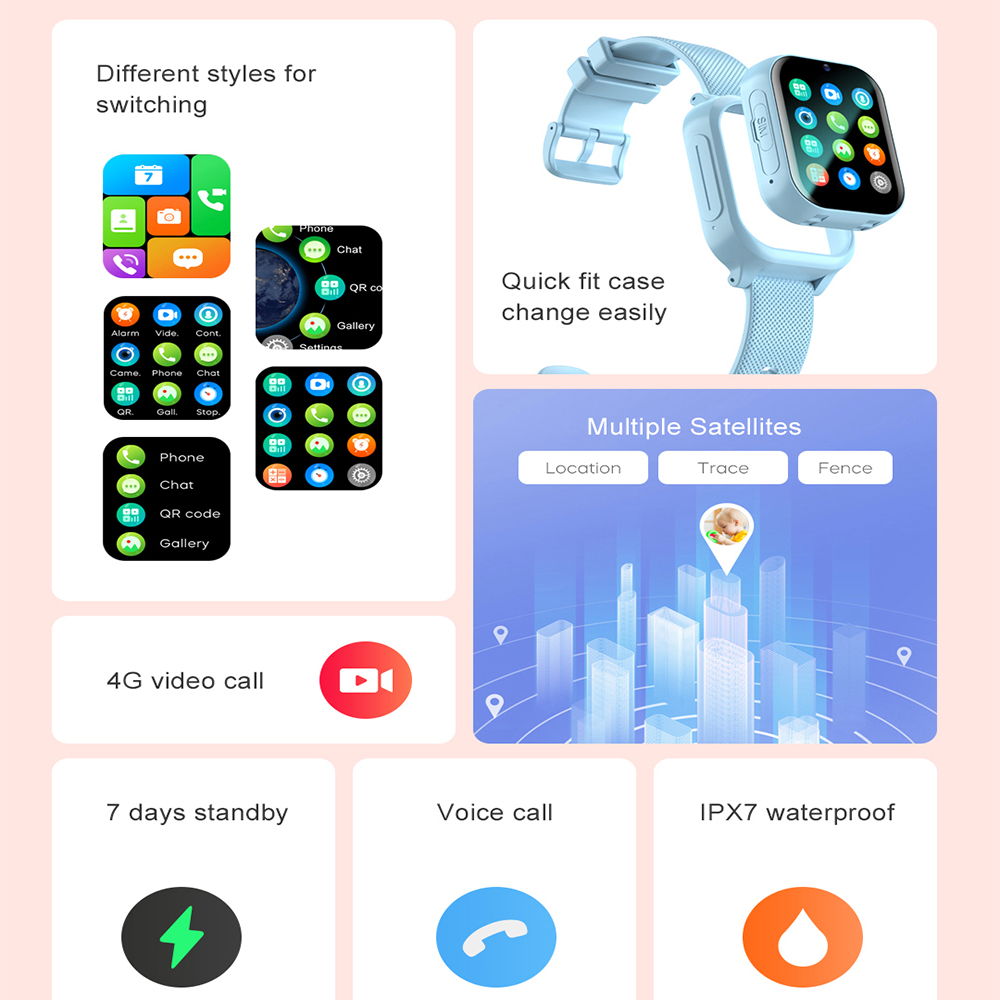 Smart Watch Bambini 4G GPS WIF - Smartwatch Watches For 12 Year Old Boy recensione e prezzo