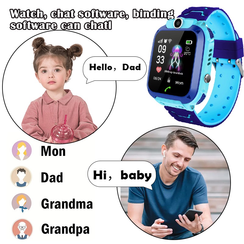 Q12B Smartwatch per Bambini co - Smartwatch Watches For Kid Boy With Alarm recensione e prezzo