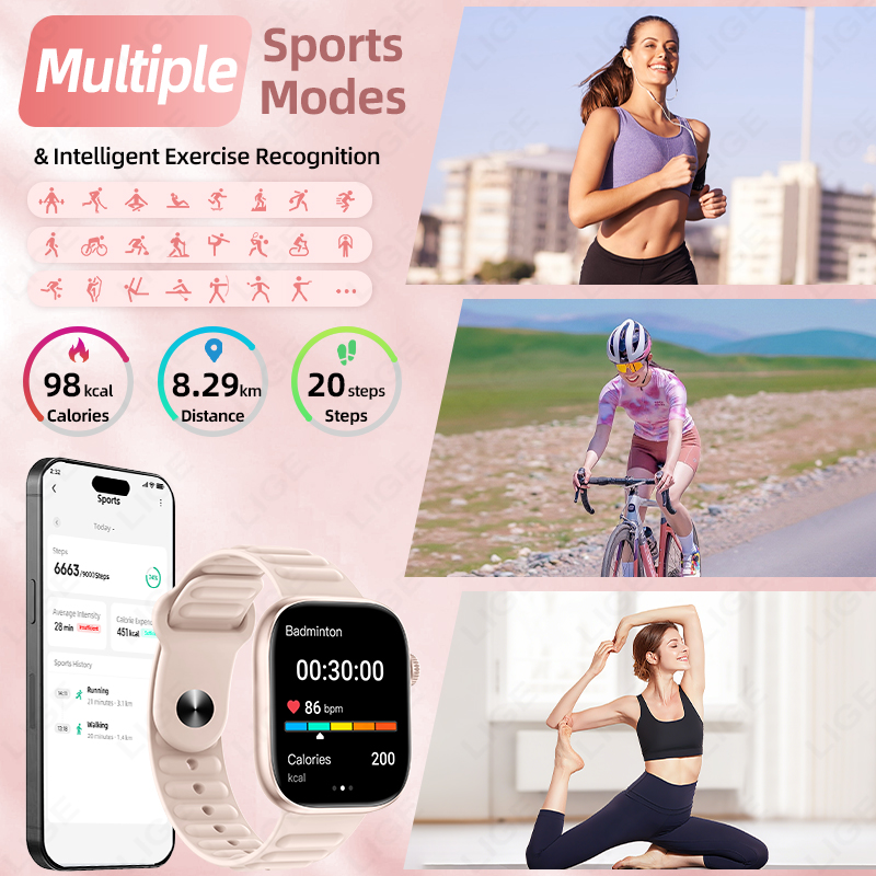 LIGE 2026 NUOVO Smartwatch con - Couple Watches Smartwatch recensione e prezzo