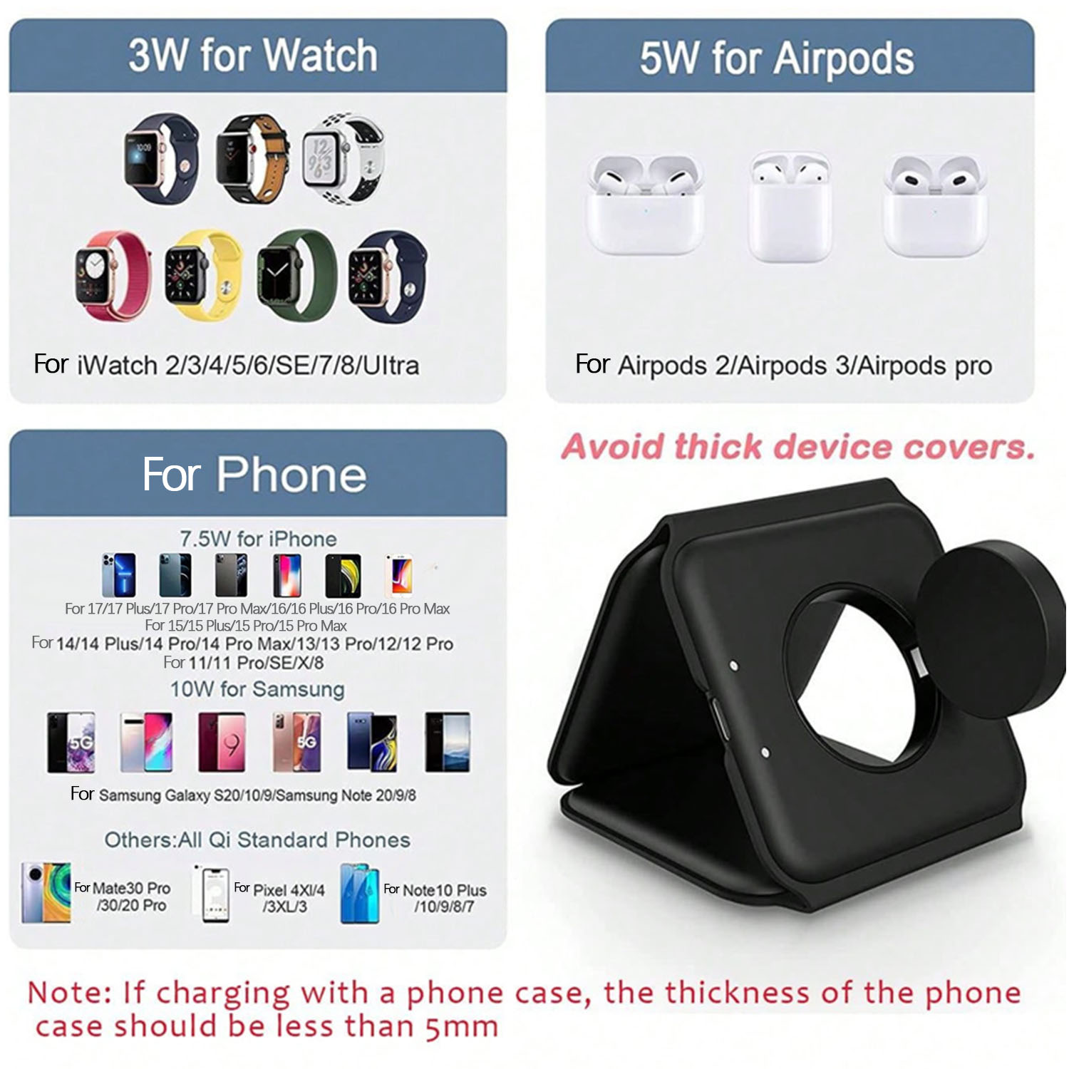 Stazione di ricarica wireless  - Smartwatch Watches For Iphone recensione e prezzo